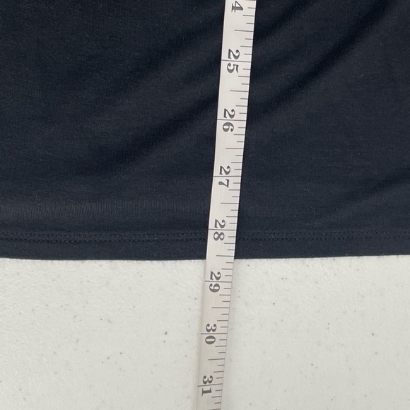 East Adeline Black Jersey Soft Knit Ivory Pearl Accented Pullover Top - Picture 8 of 8